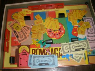 VINTAGE MILTON BRADLEY SHENANIGANS BOARD GAME 1964 3