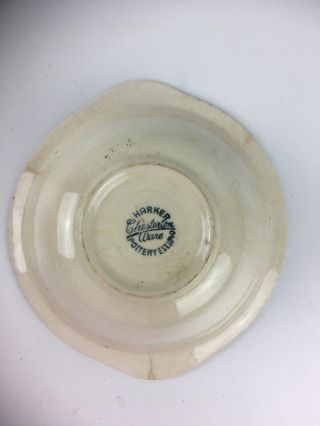 5 Vintage Harker Pottery Chesterton Ware Light Gray Cereal Dessert Bowls 3