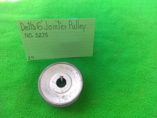 Vintage Delta 6 " Jointer Pulley 5275 2 - 3/4 " 5/8 " Bore Table Saw