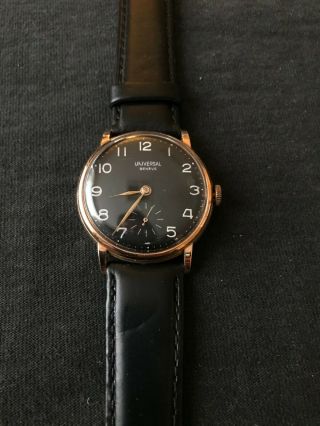 Vintage Universal Geneve Cal 262 18k Gold Watch