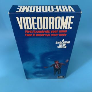 Videodrome 1982 Vhs Tape Vintage Horror Sci - Fi Movie 1987 Mca Home Video
