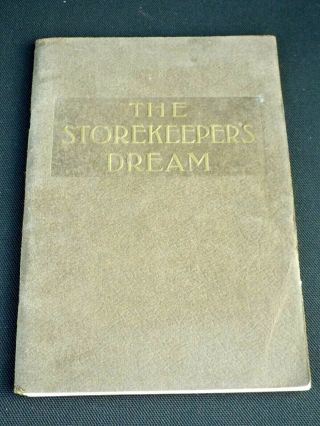Antique 1909 National Cash Register Advertising Booklet - The Storekeeper 