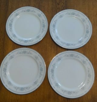 4 " Christine " Fine Porcelain China Dinner Plates 10 1/4 "