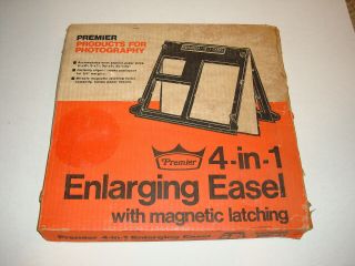 Vintage Premeir 4 - In - 1 Enlarging Easel Me - 41 Magnetic Latching