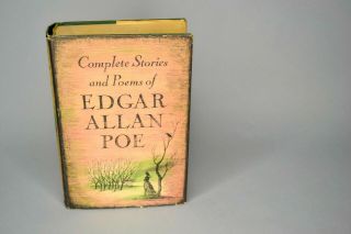 Complete Stories And Poems Of Edgar Allan Poe 1966 Hardcover Antique/vintage Wow