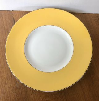 Kate Spade Lenox Gramercy Rutherford Circle Yellow Salad Desert Plate 7 1/4 "