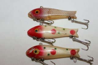 3 Beater Vtg Tackle Industries Mitey Minnow Lipless Crankbait Fishing Lures