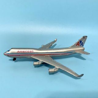 Vintage Diecast American Airlines Boeing 747 A601 Airplane Jet