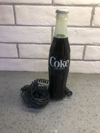 Vintage 1983 Coca Cola Coke Bottle Advertising Phone - Telephone
