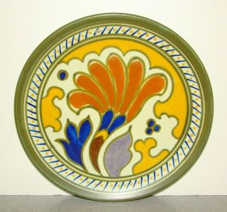 Vintage Royal Zuid Gouda Pottery Metz 7 1/2 " Plate