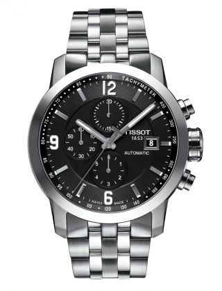 Tissot Prc 200 Automatic Watch,  Chrono,  44mm,  Black Dial T055.  427.  11.  057.  00