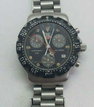 Vintage Tag Heuer F1 1/10 Chronograph 200m Ca1211 - Ro Mens Wrist Watch