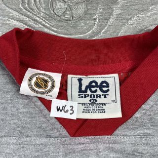Vintage Detroit Red Wings Lee Sport Embroidered V - neck Sweatshirt XL W63 2