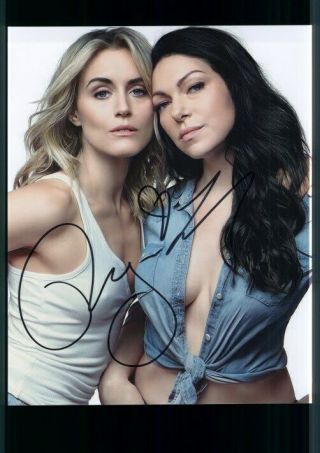 Laura Prepon Taylor Shilling Orange Is The Black Signed 8x10 Photo With
