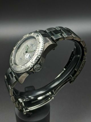 Invicta Pro Diver 43 Pave Diamond Swiss Quartz Watch ref.  5039 Rare Limited Ed. 2