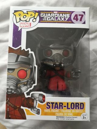 Funko Pop Marvel - Star Lord Guardians Of The Galaxy - Toy Grab A Bargin