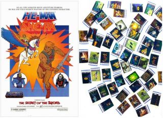 He - Man Cartoon Masters Of The Universe X25 35mm Film Cells He Man Filmcell Strip