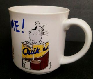 Vintage Nestle Quik Mug Hot Chocolate Time 1986 Sandra Boynton Ceramic