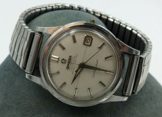 Omega Watch Automatic Constellation Chronometer Men ' s Stainless Steel Vintage 3