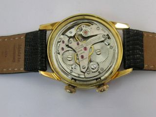 Vintage Girard - Perregaux Alarm Watch 1960 ' s Gold Colored Well 5