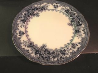 Vintage Keeling & Co.  Colwyn 10 - 1/2 " Dinner Plate Flow Blue