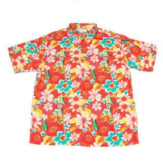 Vintage Hawaiian Shirt | Men’s Xl | Button Retro Aloha Pattern Canda Graphic