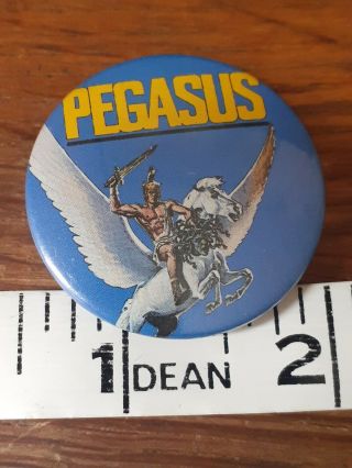1981 Clash Of The Titans Pegasus Ray Harryhausen 1.  5 " Tin Pin/badge Promotional