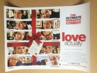 Love Actually / Firth / Grant / Mccutcheon Uk Mini Quad Poster (spn)
