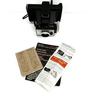 Vintage Polaroid Land Camera Colorpack Type 88 Color Film Instant Black