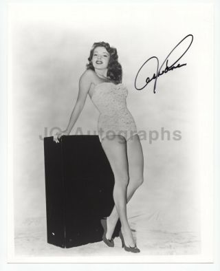 Abbe Lane - Actress,  Singer Wife Of Xavier Cugat - Signed 8x10 Photograph
