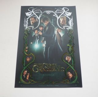 Fantastic Beasts The Crimes Of Grindelwald Poster Eddie Redmayne Johnny Depp A3