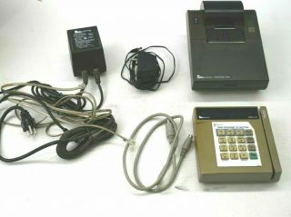 Vintage Verifone Credit Card Payment Processing Terminal Zon Jr Xl & Printer 250