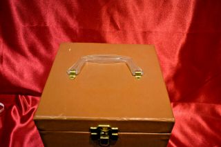 Vintage AMFILE Platter - Pak Phonograph Record Case 45 RPM (7 