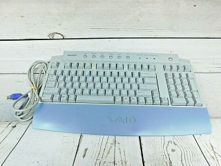 Vintage Sony Vaio Pcva - Kb1p Computer Keyboard Grey