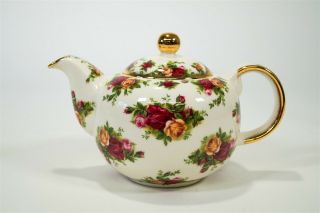 Royal Albert Old Country Roses Ocr Classic 3 Cup Teapot & Lid