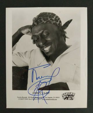 Jimmy Cliff Signed Photo