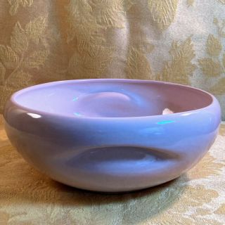 Mid Century Modern Russel Wright Iroquois Casual Pink Serving Bowl 8.  5”