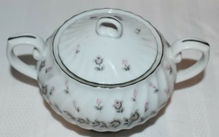 Style House Mid - Century Modern Sugar Bowl,  Picardy Pattern,  Made In Japan