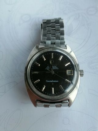 1968 Omega Constellation Auto Mens Watch.  Ref Sf 168.  017 Sp Cal 564.