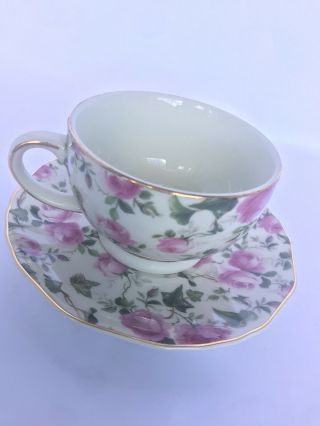 Tea Cup And Saucer Set Victoria 