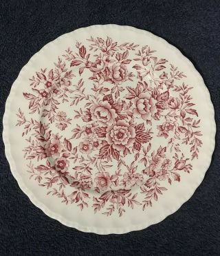 Grindley England Bread And Butter Plate,  Printemps Pink Floral Pattern