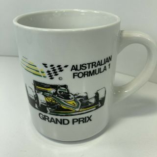 Vintage Australian Formula One Grand Prix Mug Adelaide 1986 F1