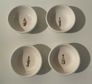 Williams Sonoma Olive Oil Dipping Bowls Set Of 4 Ceramic Euc