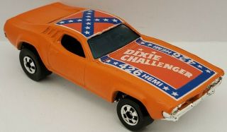 Dixie Challenger 426 Hemi - Orange 1981 Hk Vintage Hot Wheels Blackwall