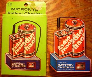 Vintage Radio Shack Micronta 22 - 098 Battery Checker Tester W/box Great