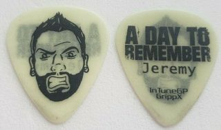 Rare A Day To Remember Jeremy Mckinnon Guitar Pick - Glows In The Dark