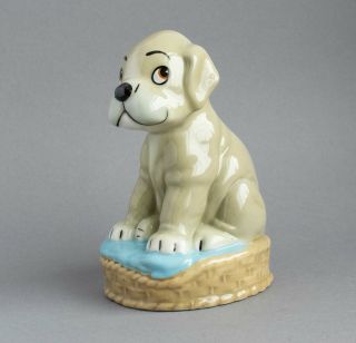 Vintage Wade Ceramic Bengo Puppy Dog Money Box - All In