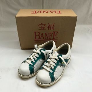 Banff Tenpin Bowling Shoes By Aerobok Vintage Size 4 Box (a)
