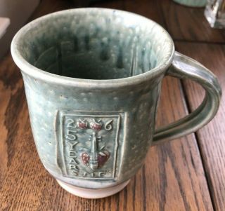 Handmade Pottery Coffee Mug From 2006 Strawberry Music Festival Glaze
