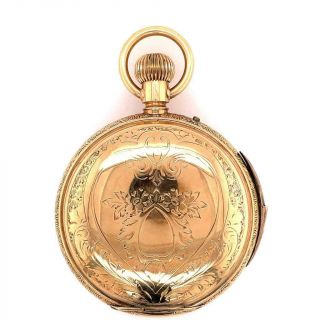 Hunting Case Minute Repeating Erotic Pocket Watch By Alfred Lugrin Retailed